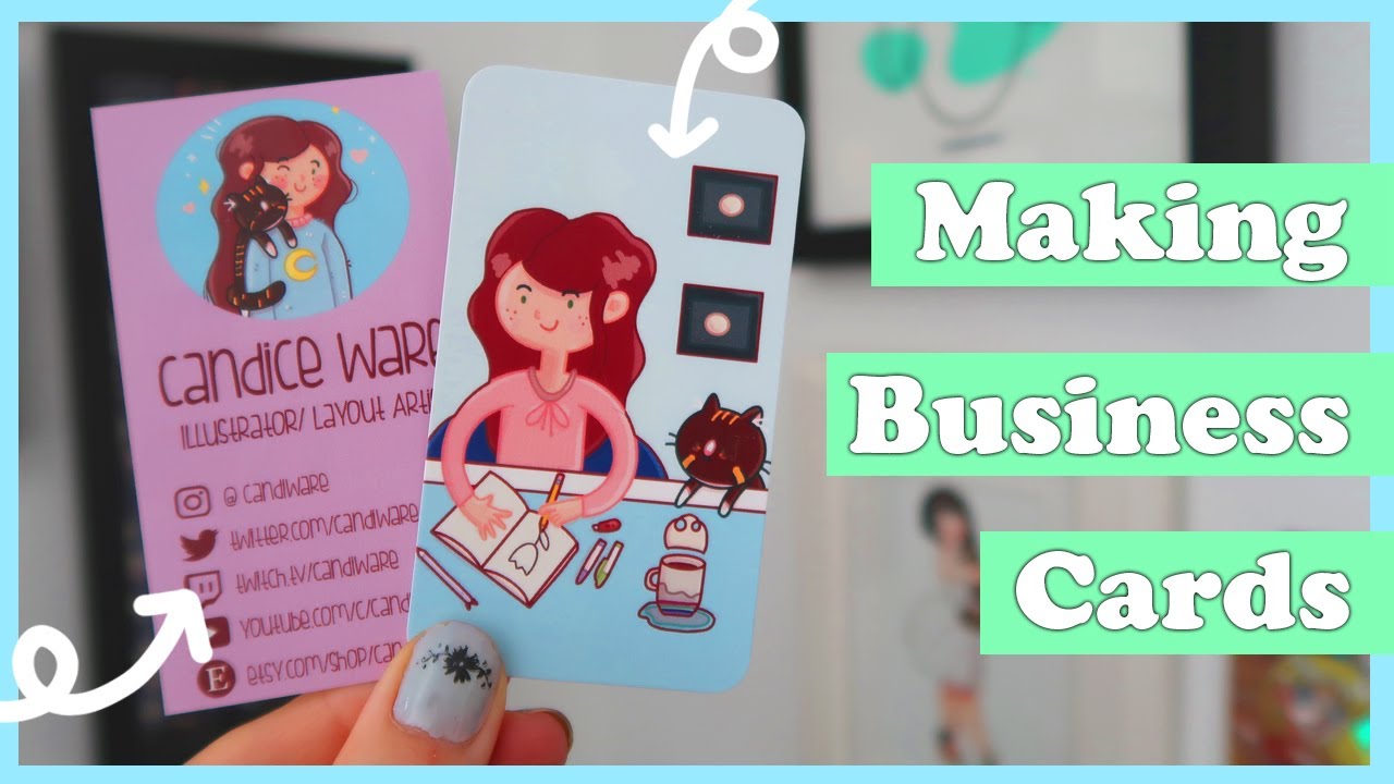 DESIGNING Business Cards Procreate & YouTube