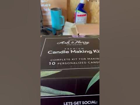 Ash & Harry Candle Making Kit Unboxing 