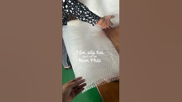 Quy trình cắt tấm xốp hơi bóng khí tại Nam Phát #tamxophoi #taãmopchpngsoc #tamxophoobochang