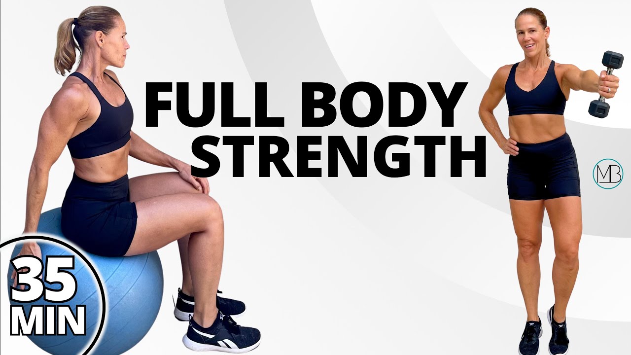 Full Body Strength with Stability Ball | Rep Challenge  Workout