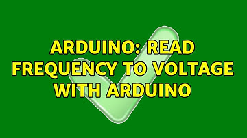 Arduino: Read frequency to voltage with Arduino