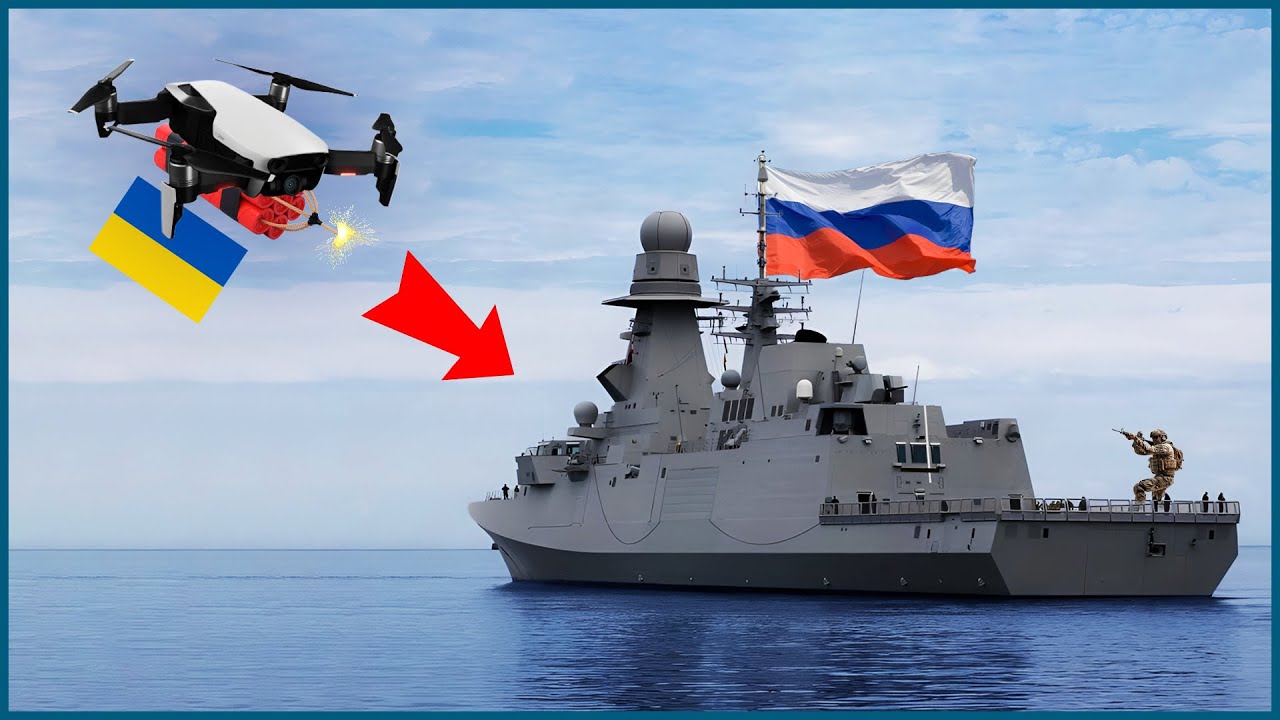 Ukrainian Drones STRIKE Russian Ship – Here's What Happened