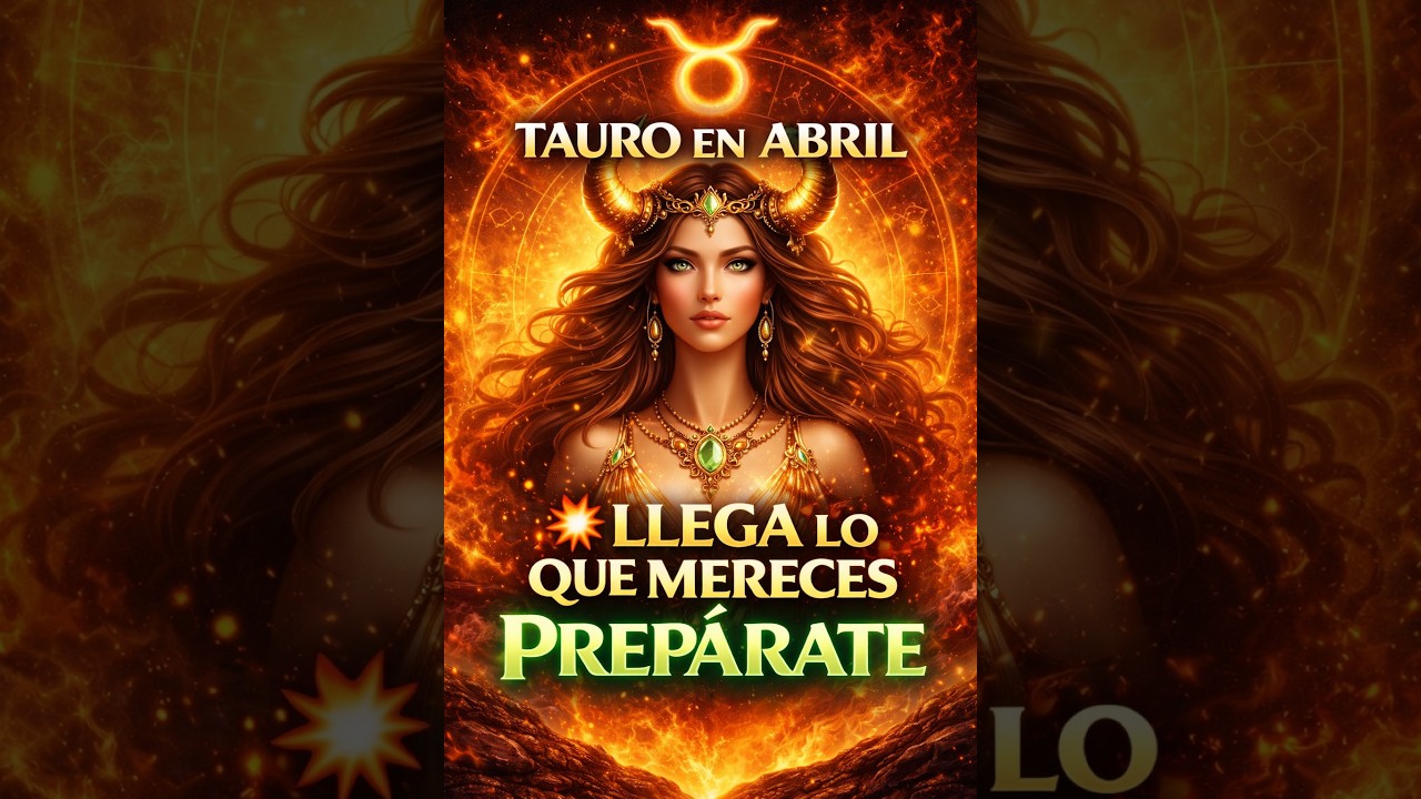 TAURO ♉ ABRIL 2026 🔥 ALGO GRANDE LLEGA A TU VIDA - YouTube