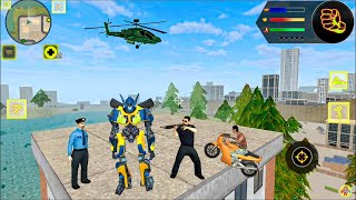Musclecar Robot Transform Games #2 - Fun at Military Helicopter - Android Gameplay screenshot 5