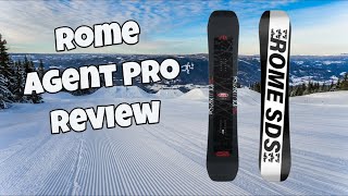The 2024 Rome Agent Pro Snowboard Review