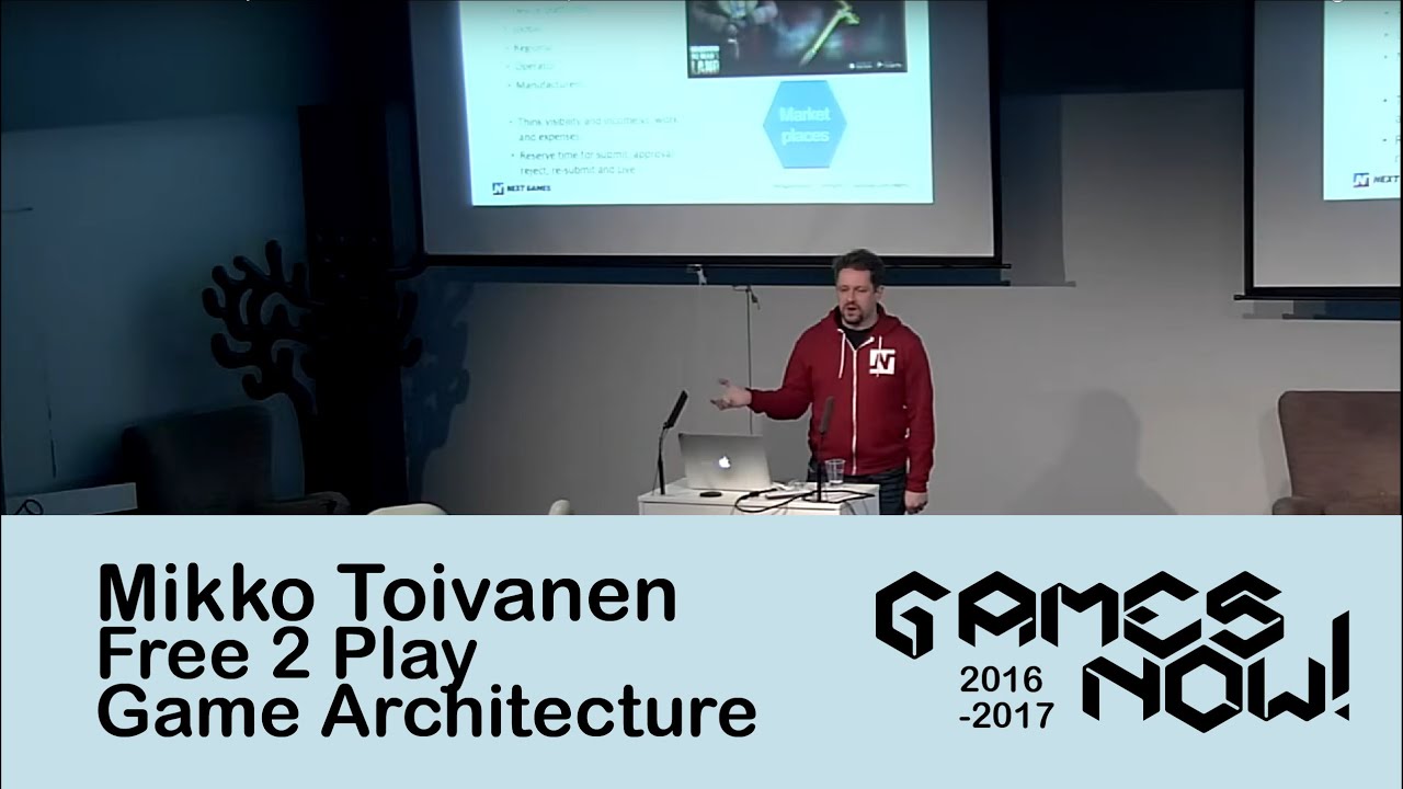 Mikko Toivanen: Free 2 Play Game Architecture - Aalto University Games Now! -lecture series