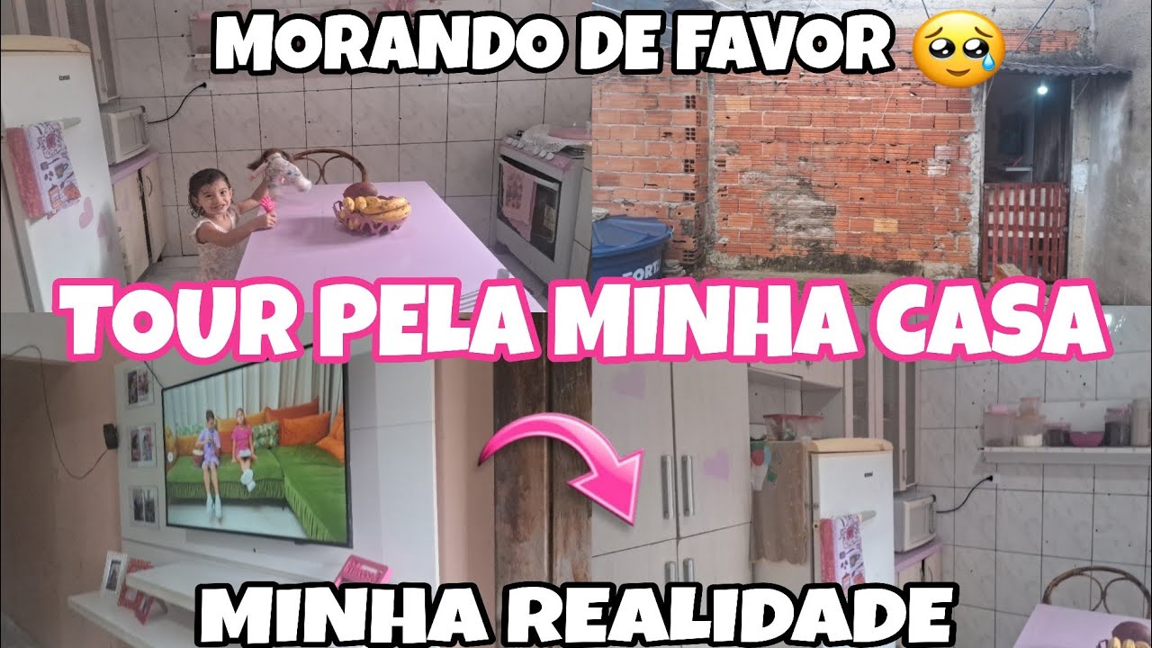 TOUR PELA MINHA CASA// MORANDO DE FAVOR// MINHA REALIDADE 😢❤️