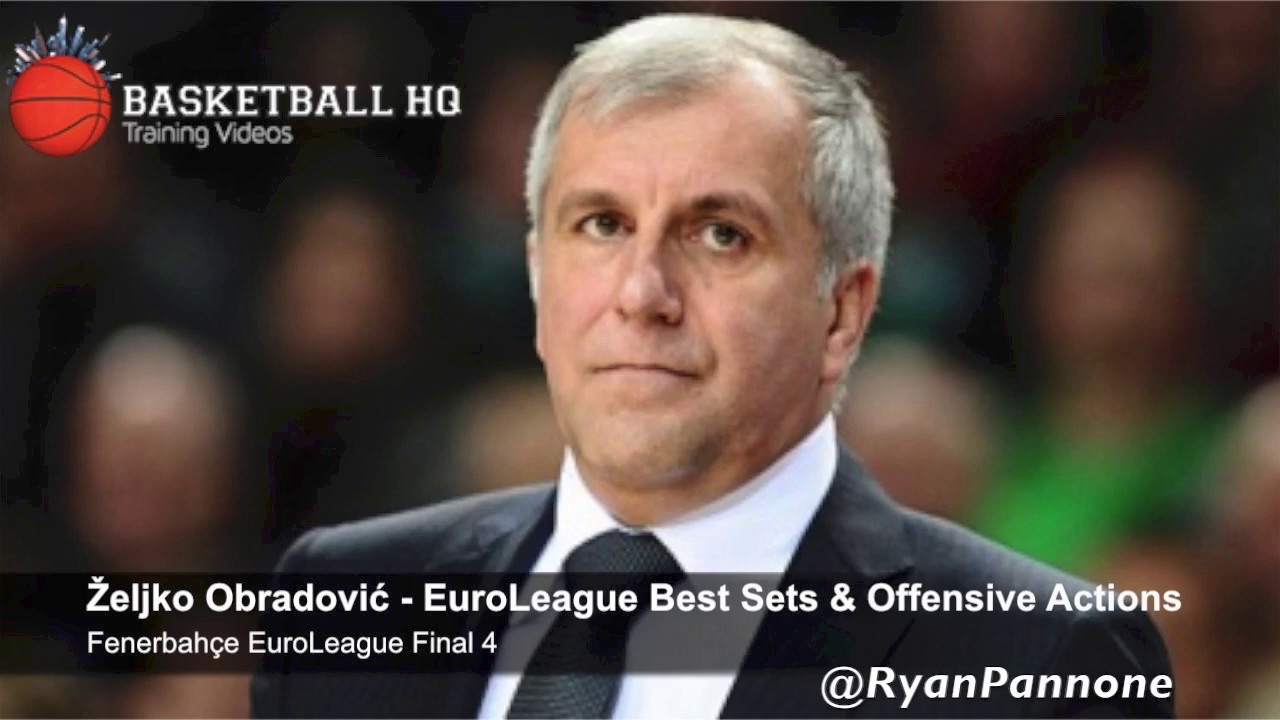 EuroLeague Final 4 Best Sets & Actions from  Željko Obradović Fenerbahçe   F4