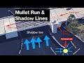 HOW TO FISH THE MULLET RUN USING BRIDGE SHADOW LINES 🎣🐟🐟🐟🐟🎣