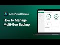 How to Manage Multi-Geo Backup With ActiveProtect | Synology