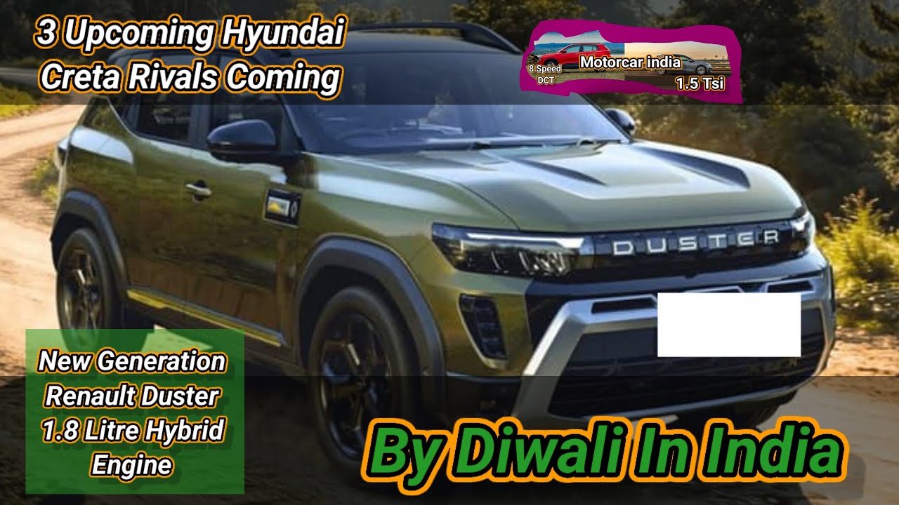 3Upcoming Hyundai Creta Rivals Coming ByDiwali In India #motorcarindia ...