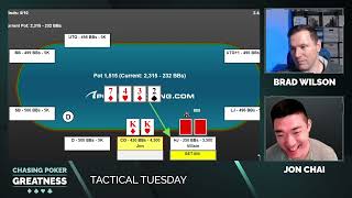 Tactical Tuesday 161: High Stakes ($10k Pot) Live Poker Hand Break Down