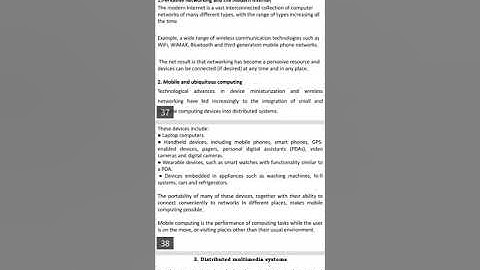 TRENDS IN DISTRIBUTED SYSTEMS