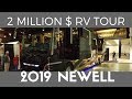 Tour a $2 Million Dollar Luxury RV! | 2019 Newell Coach Walkthrough seen at the 2018 Tampa RV Show