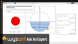 Find work in ft-lbs required to pump water from the bottom half of a spherical tank (2ft above tank)