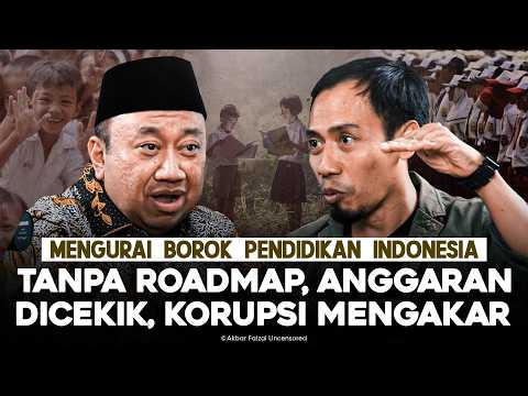 MENGURAI BOROK PENDIDIKAN INDONESIA. TANPA ROADMAP, ANGGARAN DICEKIK, KORUPSI MENGAKAR