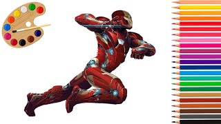 Iron Man coloring pages Avengers coloring Superhero Coloring pages