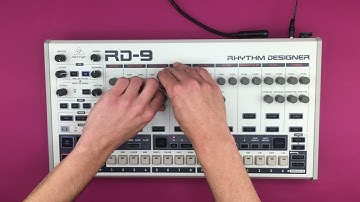 Behringer RD-9 Beat Programming Tutorial / Techno