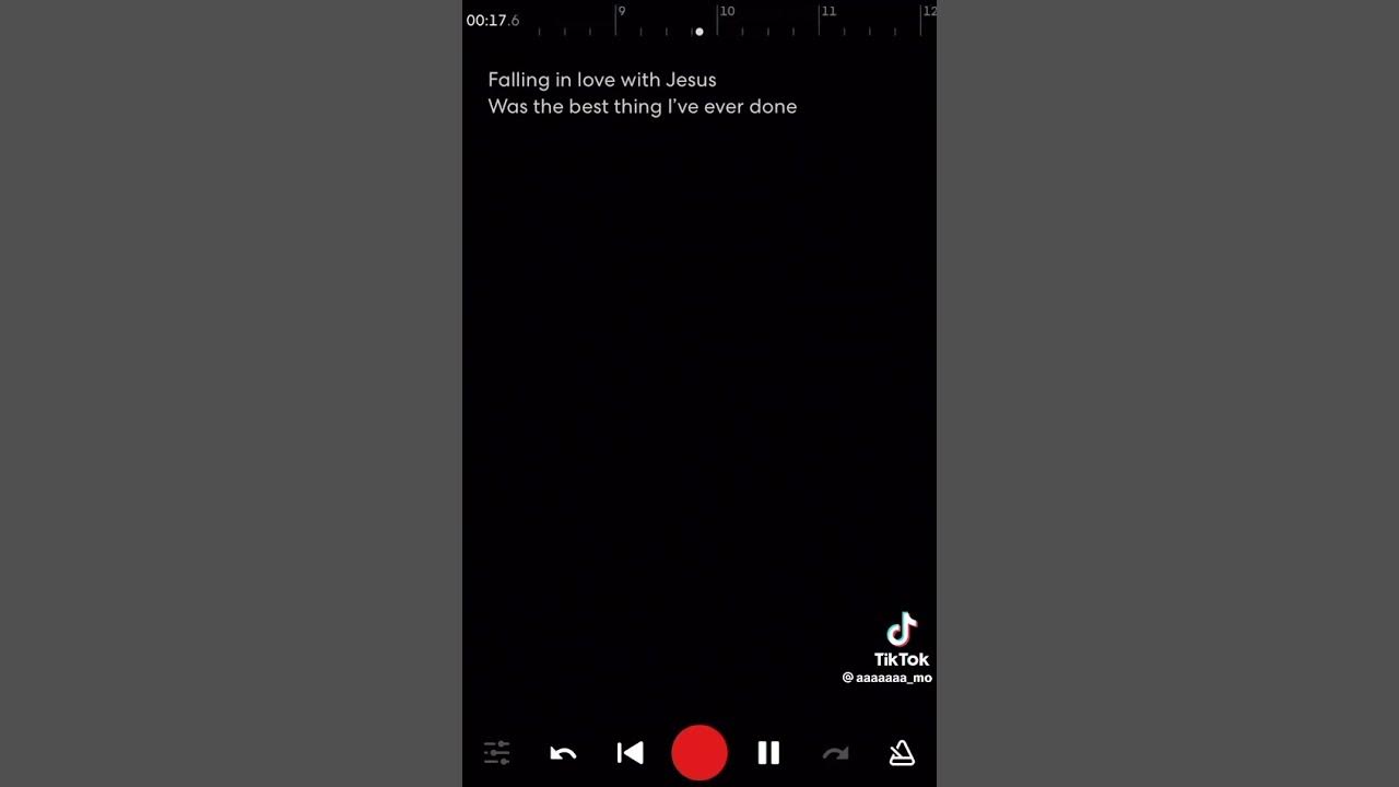 FALLING IN LOVE WITH JESUS( TikTok video)