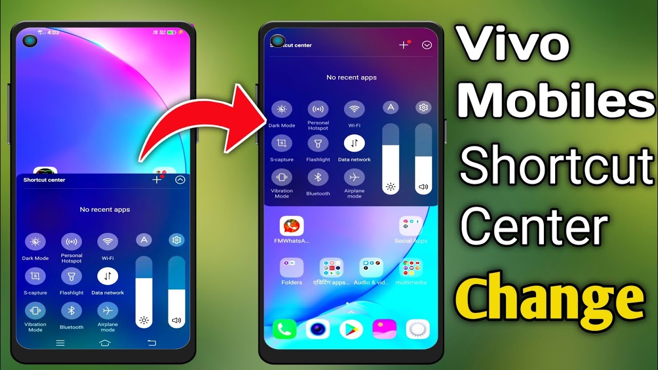 How to Change Notification Bar on Any Vivo Phone No Root Swipe Down