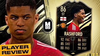 FIFA 21 IF RASHFORD PLAYER REVIEW | INFORM 86 RASHFORD REVIEW | FIFA 21 Ultimate Team