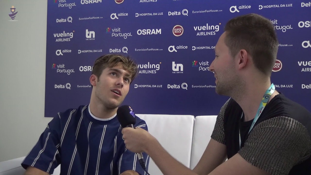 Eurovision 2018 - Interview Benjamin Ingrosso - Sweden