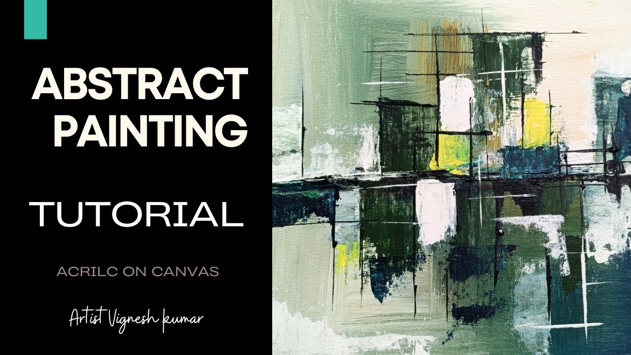 Abstract Painting Tutorial | How To Make Abstract Painting - YouTube