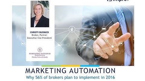 Imprev Marketing Automation: Overview by Christy Budnick BHHS Florida Network Realty