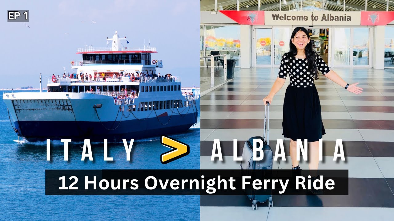 Из Италии в Албанию на ночном пароме! Полный круизный тур + автопутешествие по Албании | Эпизод 1...