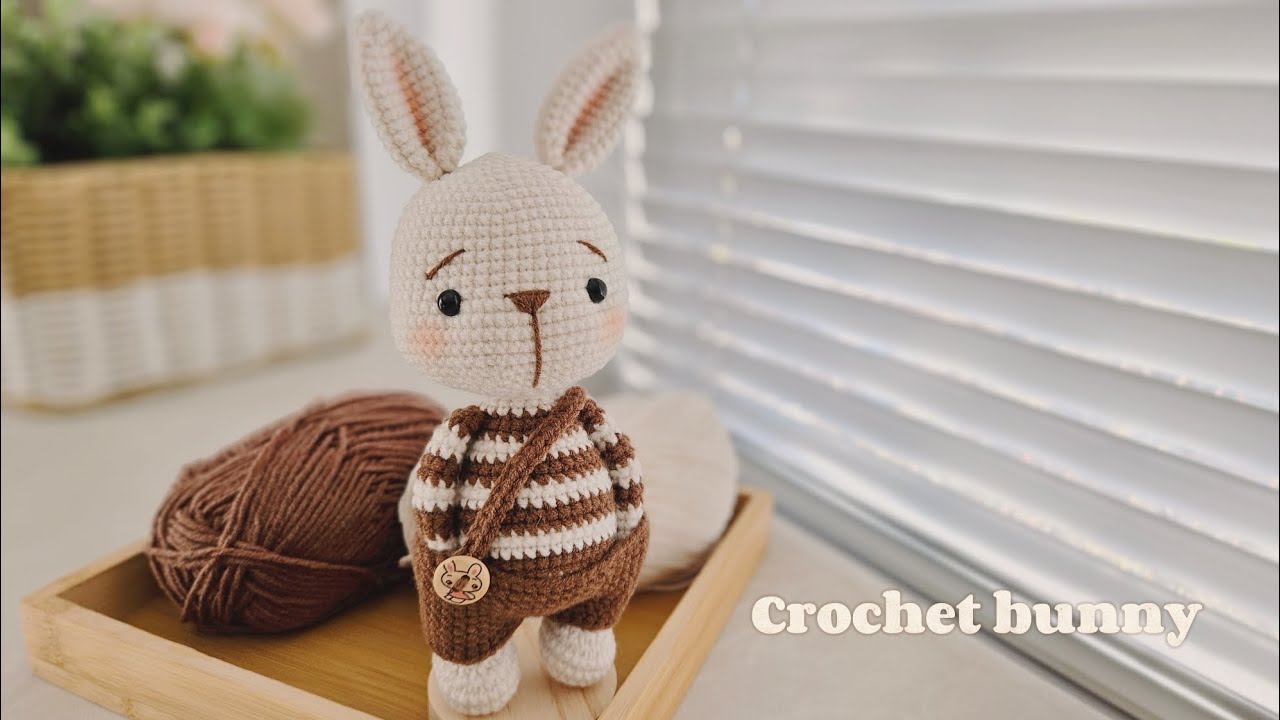 Crochet bunny#crochet #handmade