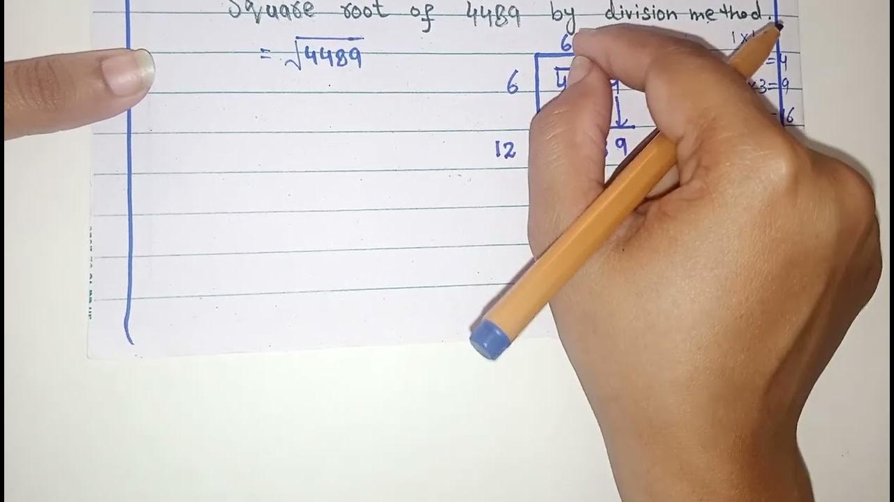 square-root-of-4489-by-division-method-youtube
