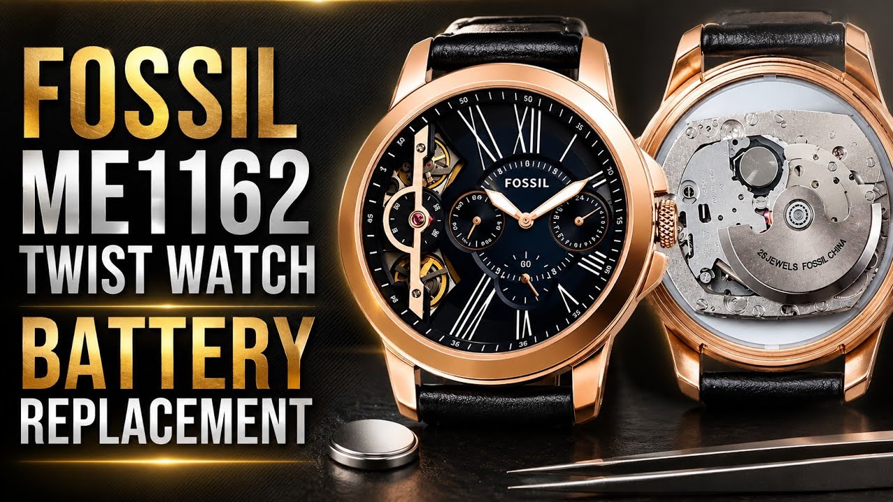 Fossil ME1162 Twist Watch Battery Replacement | Step-by-Step Guide