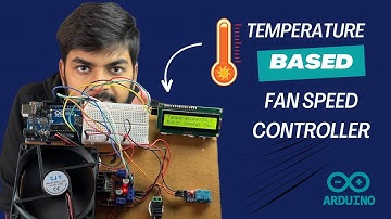 Temperature Based Fan Speed Controller Using Arduino uno || & Monitoring with Arduino #arduino