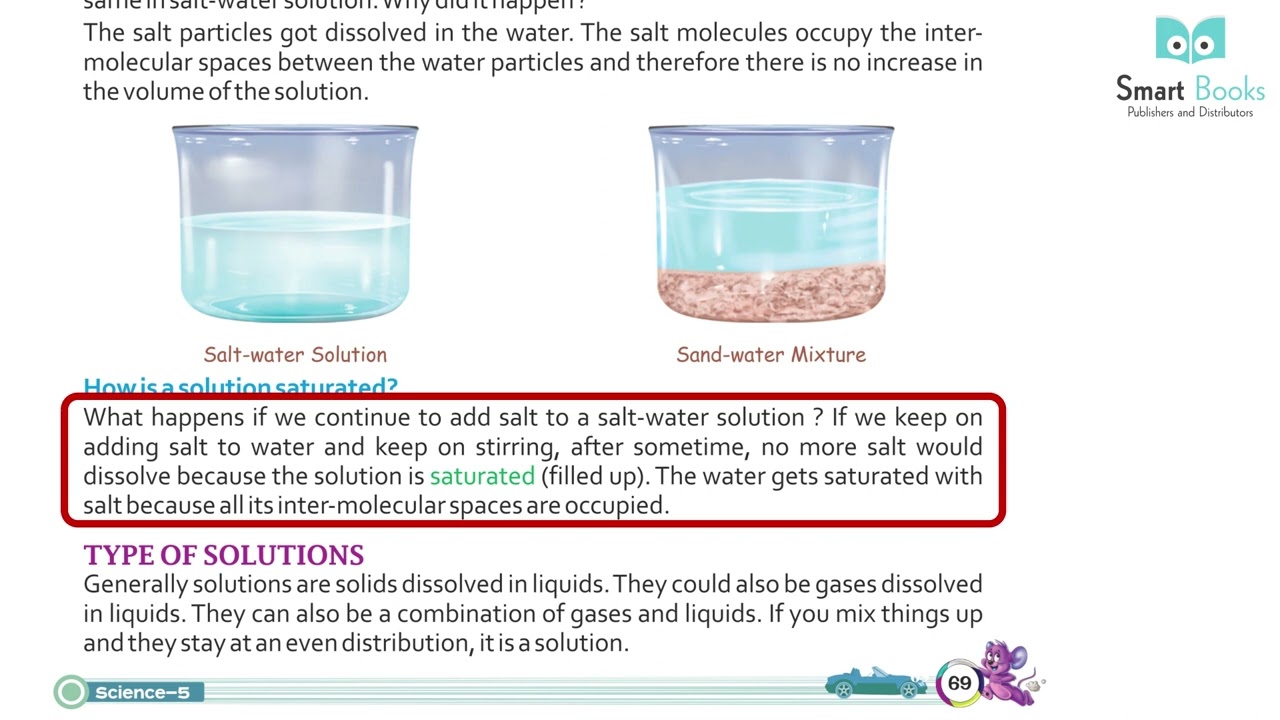 Salt And Water Solution Is A Mixture Of