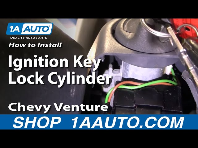 How to Replace Ignition Key Lock Cylinder 97-98 Chevy Venture - YouTube