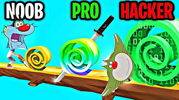 NOOB vs PRO vs HACKER | In SPIRAL ROLL | With OGGY And JACK | VICKY INDIAN GAMER