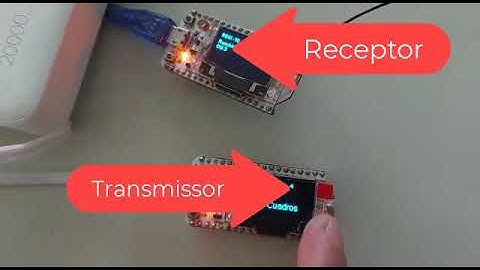 Comunicação entre dois ESP32 LORA