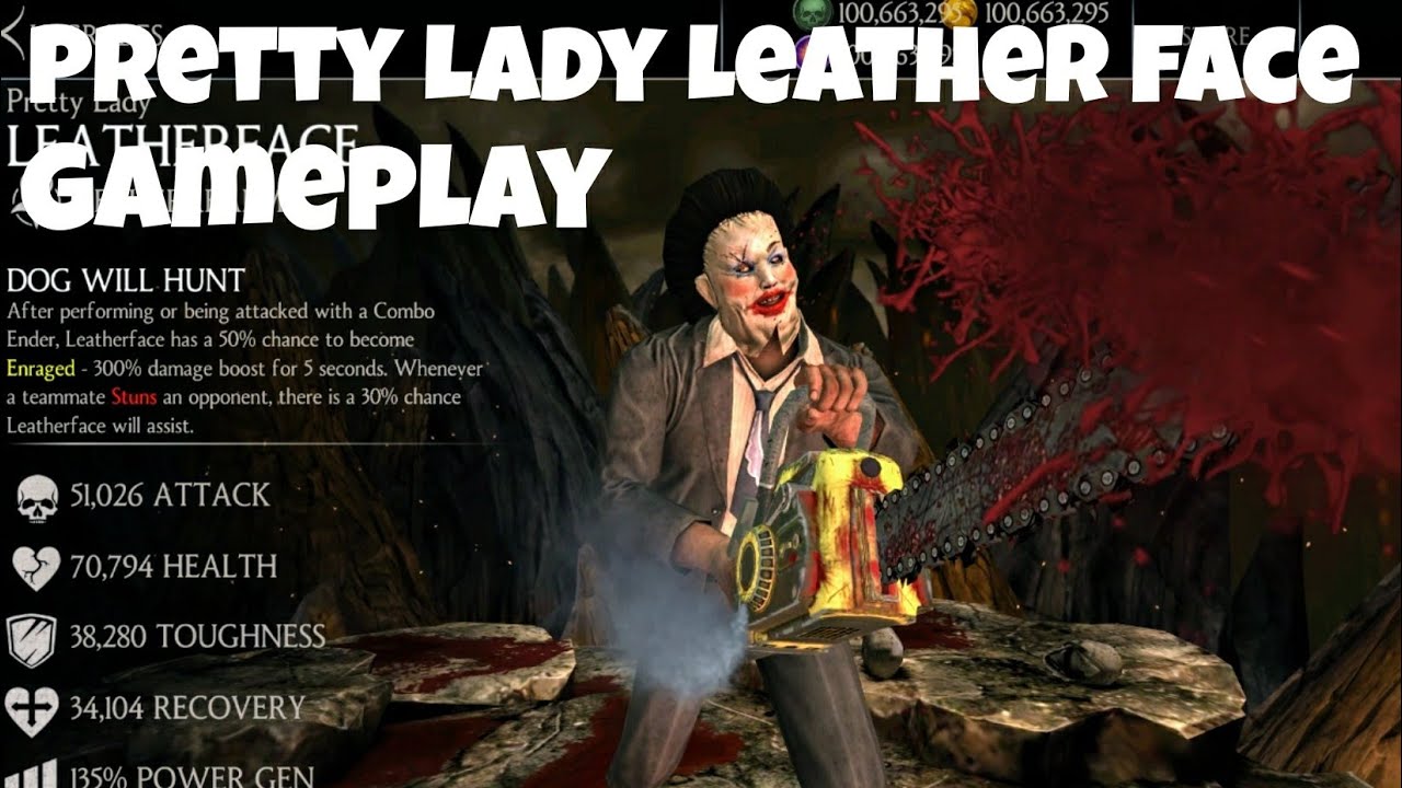 Mkx Mobile Update 1.21Pretty Lady Leather Face Gameplay