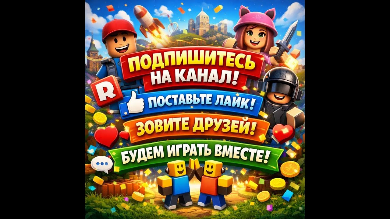 ROBLOX LIVE | ПОДПИСЫВАЙТЕСЬ! 