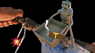 DIY - make cigarette butt holders from discarded materials