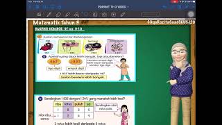 MATEMATIK TAHUN 3  BT MS 9-10 BANDING NOMBOR   BT ms 10 Cuba Ini