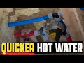 Routing Hot Water Recirculation Lines