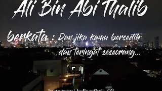 Ali bin abi thalib berkata | status wa | snepgram | video baper terbaru 2020