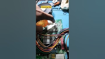 What Happened When Using Cleaning Gel On The CPU Chip is Dead | Shine Gelon CPU#macnitesh#virulshort