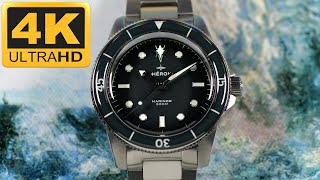 Héron – Marinor Atlantic Blue, Handsom Hard Coated 300m Dive Watch more people should know about!