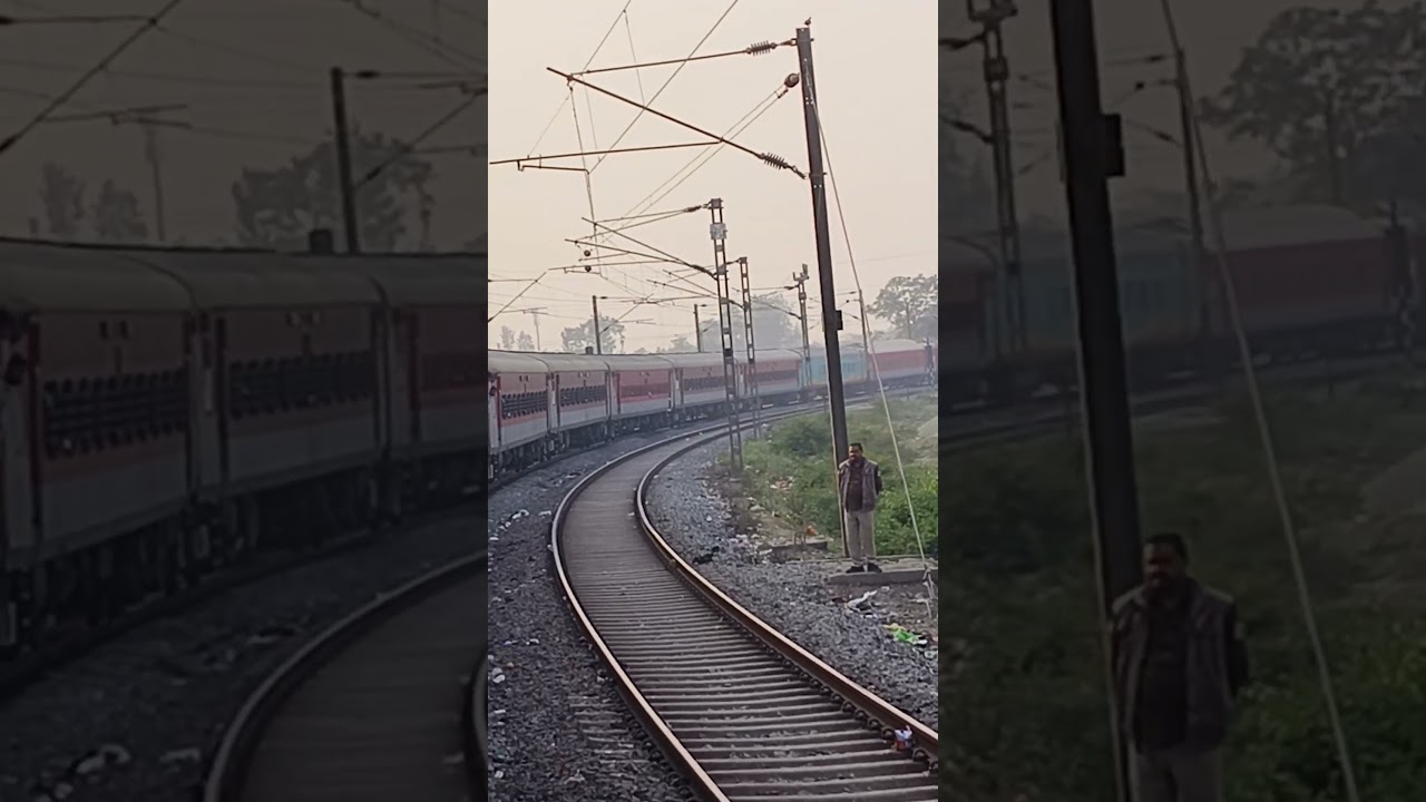 Patna indore express curve ate outer cabin 