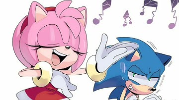 AMY AND SONIC SINGER MUSIC IS {BELIEVER}🎶🎶🎶🎶🎶🎶🎶🎶🎶