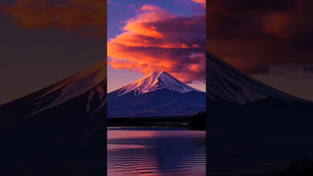 The Beautiful View of Mountain fuji 😍 