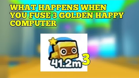 What Happens When You Fuse 4 Golden Robots In Pet Simulator X