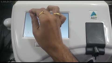 How to perform touch screen calibration for AGD2020 CHEMISTRY ANALYZER @Eissa Almaged